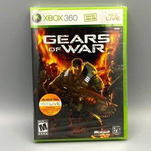 100% NEW !! Factory Sealed Gears Of War White Label